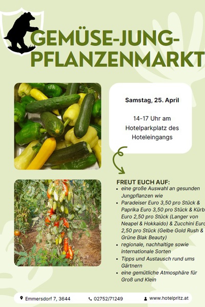SAVE THE DATE: Jungpflanzenmarkt in Emmersdorf!